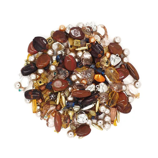 ARBEE Mixed Beads Brown | Mollies Make And Create NZ