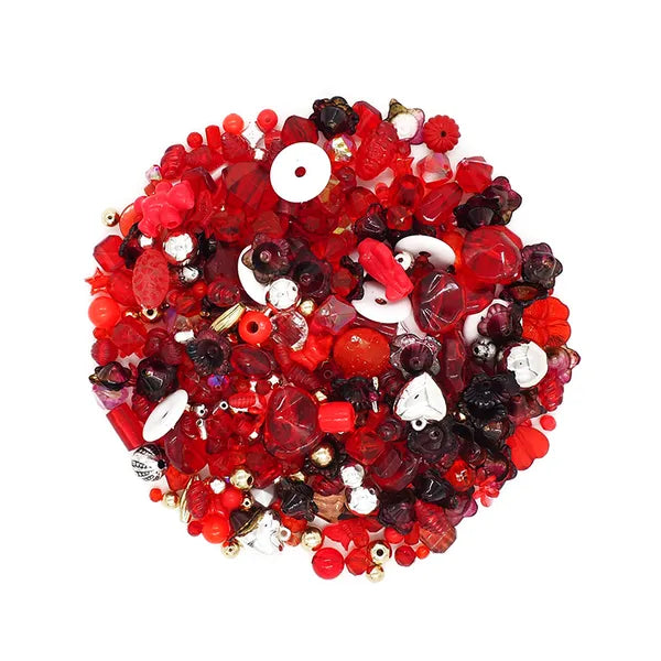 ARBEE Mixed Beads Red | Mollies Make And Create NZ
