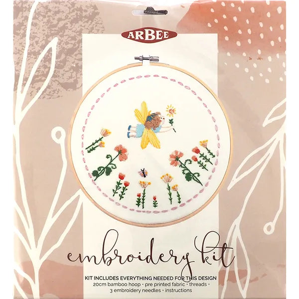 ARBEE Embroidery Kit Flower Fairy | Mollies Make And Create NZ