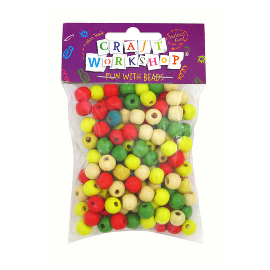 CRAFT WORKSHOP Beads Mixed Coloured / Mollies New Zealand