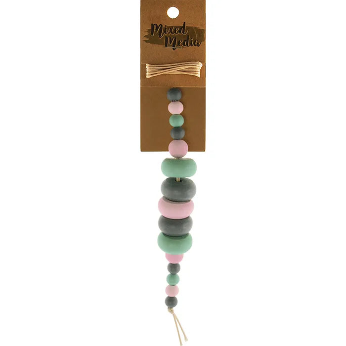 MIXED MEDIA Wooden Beads Donut / Mollies New Zealand