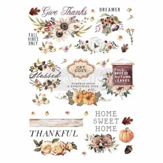 REDESIGN Transfer Thankful Autumn | Mollies Make And Create NZ