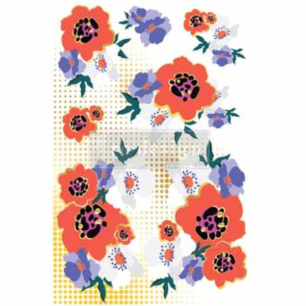 REDESIGN Decor Transfers Modernset Floral | Mollies Make And Create NZ