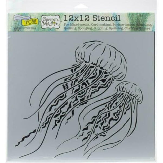 TCW Stencil Jellyfish / Mollies New Zealand