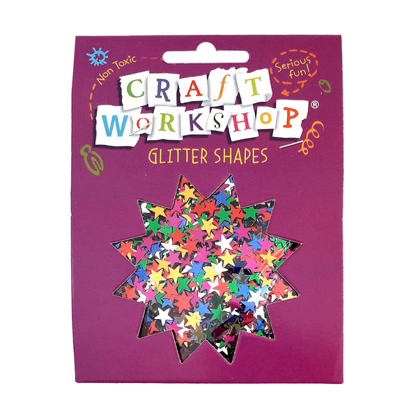 CRAFT WORKSHOP Glitter Shape Craft Stars | Mollies Make And Create NZ