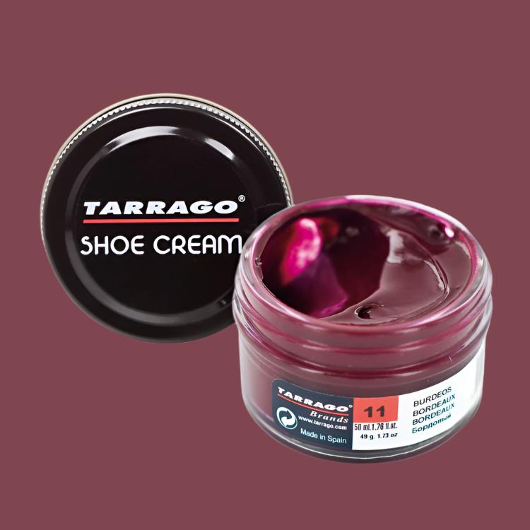 TARRAGO Shoe Cream 011 Bordeaux 50ml / Mollies New Zealand