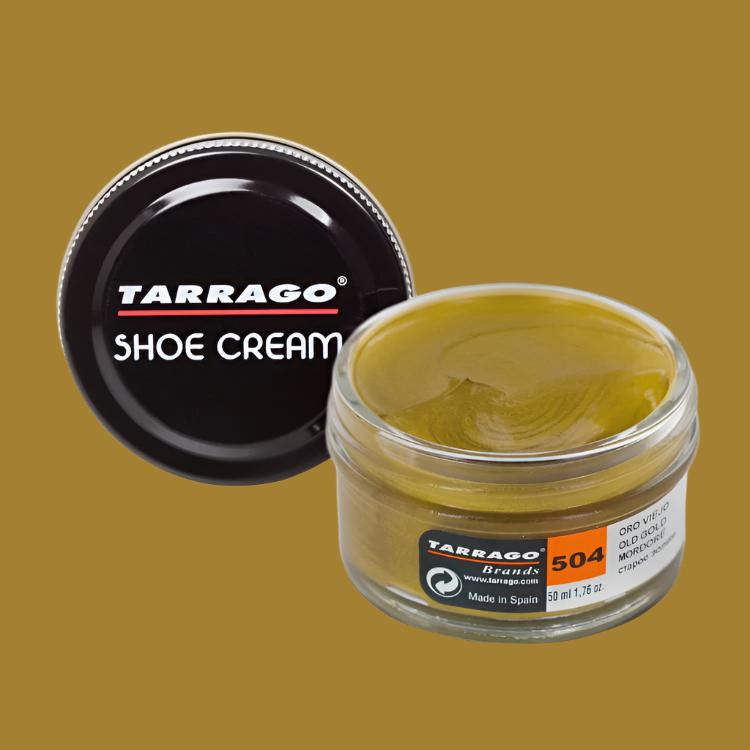 TARRAGO Shoe Cream 504 Old Gold 50ml / Mollies New Zealand