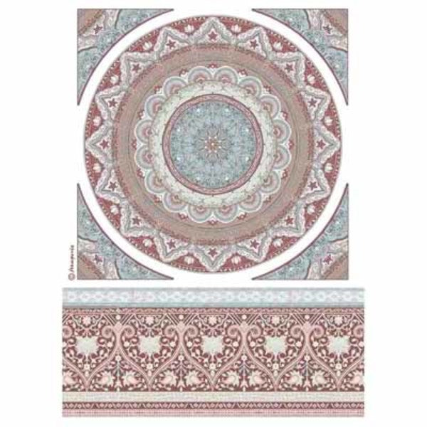STAMPERIA Rice Paper Mandala Lace A4 / Mollies New Zealand