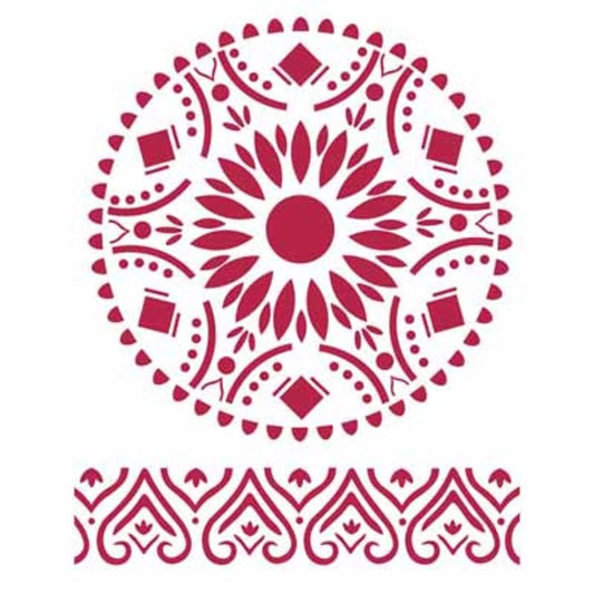 STAMPERIA Stencil Mandala / Mollies New Zealand